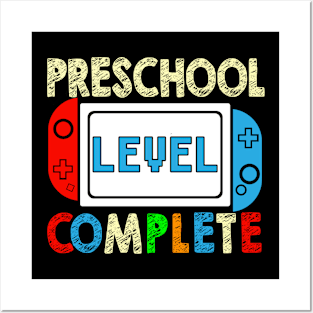 Preschool Level Complete 2024 Video Gamer Graduate Posters and Art